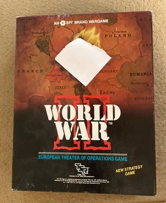 Vintage TSR WORLD WAR 2 SPI European Theater Board Game 1984 UN-Used, Unpunched! - Image 1 of 4