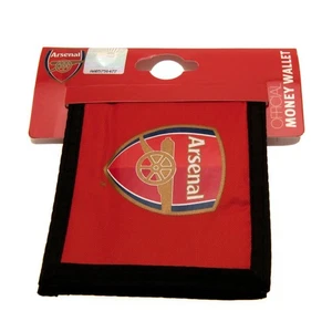 Cartera de Lona Arsenal FC Suave Mercancía Oficial Regalo AFC NUEVO STOCK UK - Imagen 1 de 5
