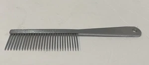 Vintage Twinco Metal Dog Comb Made In USA Fine Tooth Stainless Steel - Picture 1 of 5