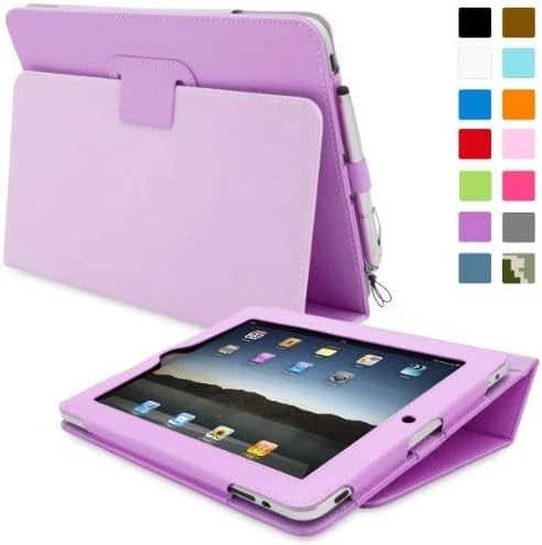Snugg Apple iPad 2 Leather Case - Stand function lifetime com 55544 fromJAPAN - Image 1 of 1