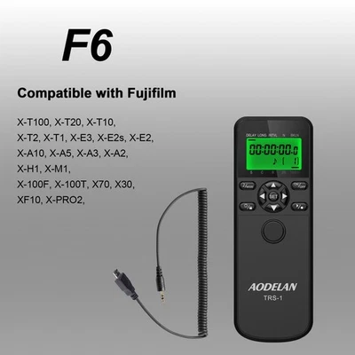 Wired Timer Remote Shutter Release Intervalometer for Fujifilm X-100T X-M1 XF10 - Image 1 of 4