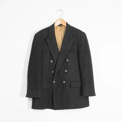 Blazer vintage Barrister 100 % pelo camel para mujer 12 - Hecho en EE. UU. Doble pecho Foto 1 de 4