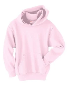 Hanes Youth Sweatshirt Pullover Hoodie ComfortBlend EcoSmart Unisex Boys Girls - Picture 1 of 21