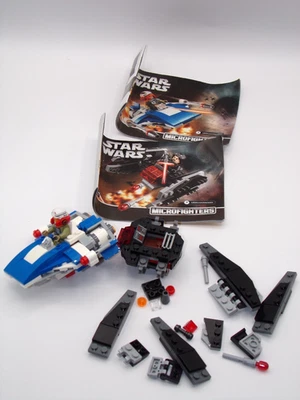 LEGO Star Wars: A-Wing vs. TIE Silencer Microfighters (75196) incomplete - Image 1 of 3