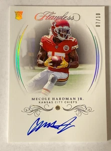 Mecole Hardman Jr. Rookie Auto /10 Diamond 2019 Panini Flawless Kansas City - Picture 1 of 2
