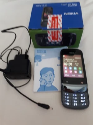 Nokia C2-03 Touch Black (Simlock Frei) Dual-SIM Radio 2MP Slide ✅ - Bild 1 von 4