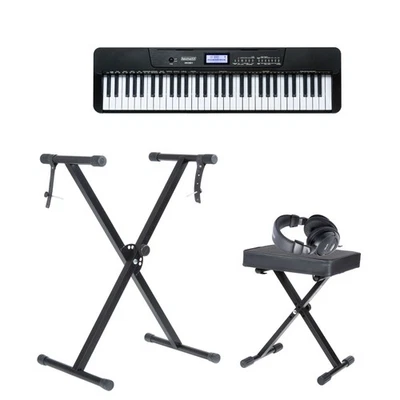 keymaXX PK 254 Kinder Keyboard Set 54 Tasten, Mikrofon, Ständer, Kopfhörer
