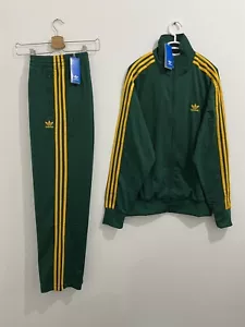 Adidas Originals Classics Firebird Tracksuit Collegiate Green Crew Yellow Size L - Picture 1 of 12