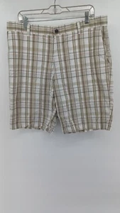 Dockers Shorts  Chino Cotton Plaid  Pockets Size 36 Men's. - Picture 1 of 8