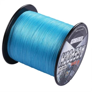 Blue Super Power Braided Fishing Line (109yds~2187yds) 6LB- 300LB 328yds AGEPOCH - Picture 1 of 7