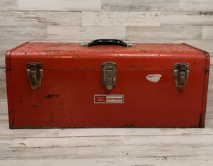 Caja de herramientas Craftsman Sears Brand Red 65141 bandeja caja de herramientas de alta resistencia EE. UU. - Imagen 1 de 18