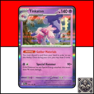 Tinkaton┃105/193┃Holo┃Pokémon┃ENG - Bild 1 von 6
