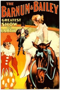 Circus, Clown, Carnivals Barnum and Bailey Circus Poster Vintage #2 - Picture 1 of 6