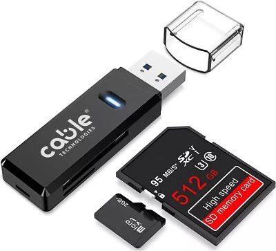 Lettore USB Adattatore di Schede di Memoria SD/Micro/SDSDHC/MS/MMC/MSXC/TF/SDXC - Immagine 1 di 4
