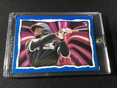 2020 Topps Gallery MP-28 Luis Robert RC Modern Artists rookie Blue parallel /99 - Image 1 of 4