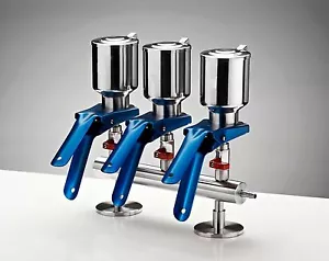 Azzota® Collettore Filtrazione Sottovuoto a 3 Rami, Acciaio Inox Grado 316 - Foto 1 di 1