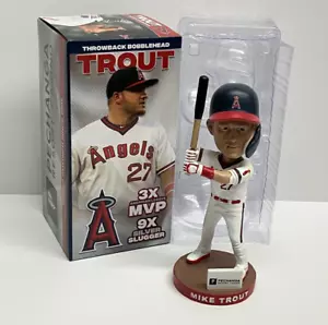 Mike Trout Los Angeles Angels Throwback Bobble SGA Bobblehead - Picture 1 of 3