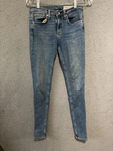 Rag & Bone Womens Jeans Skinny Size 25 Blue Denim Adult Cotton - Picture 1 of 5