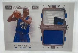 2020-21 Panini Flawless #DP-SKP Shawn Kemp Dual Patches #/20 - Picture 1 of 2