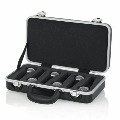 Gator Cases GM-6-PE 6 Space Polyethylene Case For 6 Microphones - FAST Shipping - Image 1 of 4