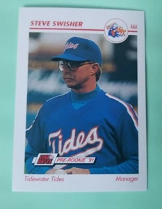 Line Drive AAA #574 1991 Steve Swisher MG - mareas de marea - Imagen 1 de 2