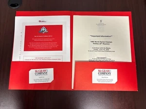 Dallas Green Philadelphia Phillies 1980 World Champs Anniv Invite Tug McGraw - Picture 1 of 4