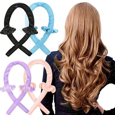 Locken Ohne Hitze Stirnband Lockenwickler Zubehör Styling Bendy Rollers Heatless - Bild 1 von 4