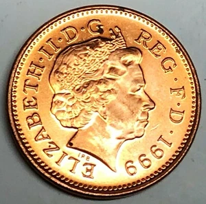 # C5688 GREAT BRITAIN COIN, ONE PENNY 1999 Unc. - Picture 1 of 2