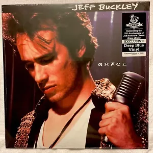 Jeff Buckley : Grace (1994) BLUE VINYL RECORD Newbury Comics PRESSING : RARE !! - Picture 1 of 4