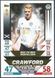  TOPPS MATCH ATTAX SPL-2018-19- #231-AYR UNITED-ROBBIE CRAWFORD - Picture 1 of 1