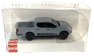 HO Scale Busch 53711 2015 Gray Nissan Navara Crew-Cab Pickup Truck - Picture 1 of 2