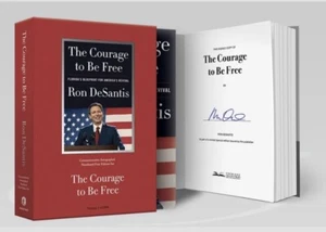 Ron DeSantis Signed Numbered Deluxe Collector Set /5000 The Courage to Be Free - Imagen 1 de 1
