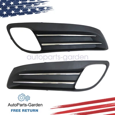 Juego de 2 piezas de cubiertas de faros antiniebla para Hyundai Genesis Coupe diestro + derecho 2010-2012 Foto 1 de 4