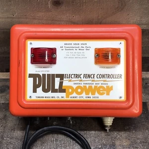 Vintage PULZ Power Electric Fence Controller Model EPD-3700 Tomann-Wagg Mfg Co - Picture 1 of 10