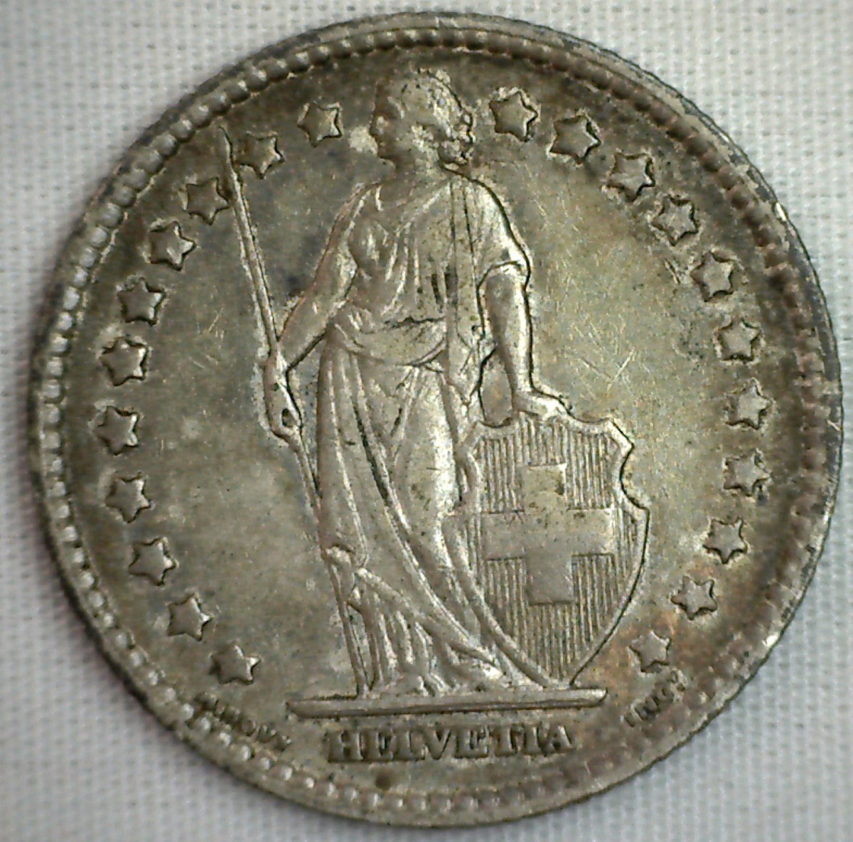 1807年スイスカントン - ヌーシャテル州1/2 バッツェン 1807年スイスカントン - ヌーシャテル州1/2 バッツェン