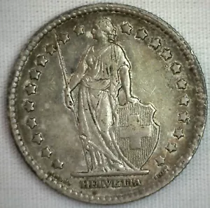 1880 B Silver Switzerland Swiss Helvetia Franc Rare Coin you grade - Picture 1 of 2