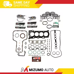 Full Gasket Set Pistons Bearings Fit 98-08 Toyota Pontiac Chevrolet 1.8L 1ZZFE - Picture 1 of 12