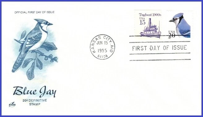USA3 #2483 U/A ARTCRAFT FDC   Blue Jay - Image 1 of 1