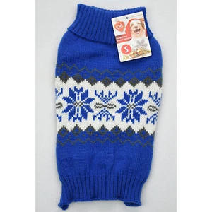 Hund Rollkragen Weihnachten Urlaub Pullover Kleidung Welpe Strick Winter Kleidung - Bild 1 von 10