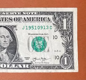 1951 September 13 (J 19510913 C) Birthday Note $1 One Dollar Bill - Picture 1 of 3