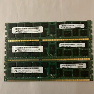 Micron 8GB 3x8GB PC3-12800R DDR3 ECC MT36JSF1G72PZ-1G6K1LE Server Memory RAM - Picture 1 of 3