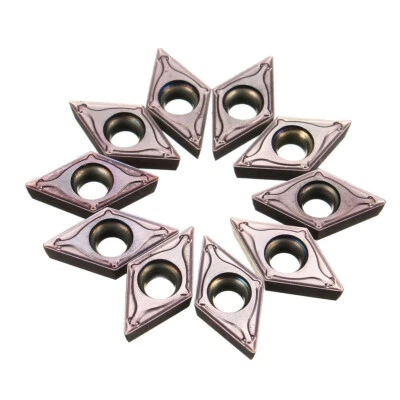 10PCS DCMT11T304 VP15TF DCMT 11T3 Carbide Insert CNC Lathe Boring Turning Tool - Image 1 of 4