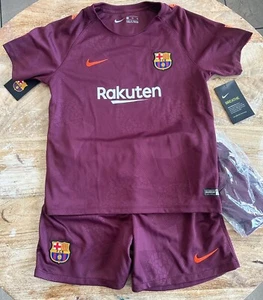 NIKE FC BARCELONA KIDS SOCCER KIT JERSEY & SHORTS MESSI 847353 UNISEX SZ XLARGE - Picture 1 of 7