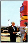 Postcard Ca Apple Valley Ross Dana Political Santa Fe Railroad Worker Ca14
