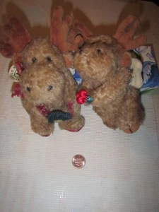 Vintage LOT Christmas BEAR 90-98 BOYDS BEARS COLLECTION ANGEL WINGS MOOSE MERCER - Picture 1 of 6