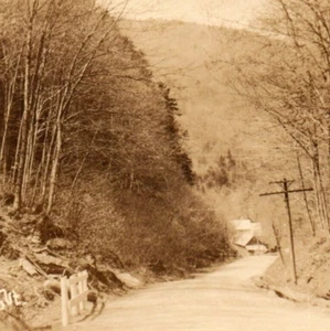 c.1925 Plymouth Notch Mountain Road Vermont VT Windsor Co. Coolidge State Forest - Imagen 1 de 3