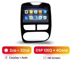 RADIO 2 DIN ANDROID 11 PER RENAULT CLIO 4 BLUETOOTH USB MIRROR LINK CARPLAY 2/32 - Foto 1 di 10