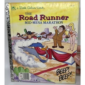 Vintage Little Golden Book The Road Runner Mid-Mesa Marathon #15085 - Picture 1 of 6