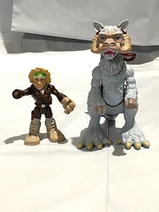 STAR WARS Playskool Galactic Heroes Han Solo & Taun Figures Hasbro Missing Hand - Picture 1 of 9