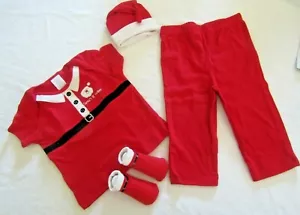 SET 4 PEZZI MY CHRISTMAS LAYETTE NEONATI RAGAZZI TAGLIA 6-12M 6-12 MESI NUOVO - Foto 1 di 6